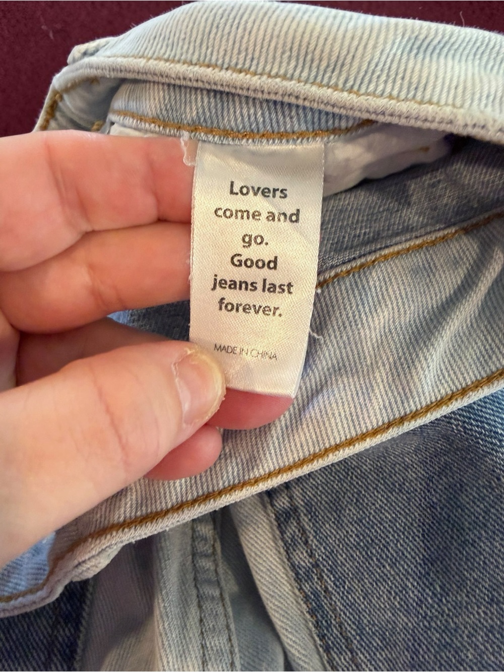 PacSun Women’s Patchwork Skinny Jeans in Light & Medium Blue - Picture 3 of 11